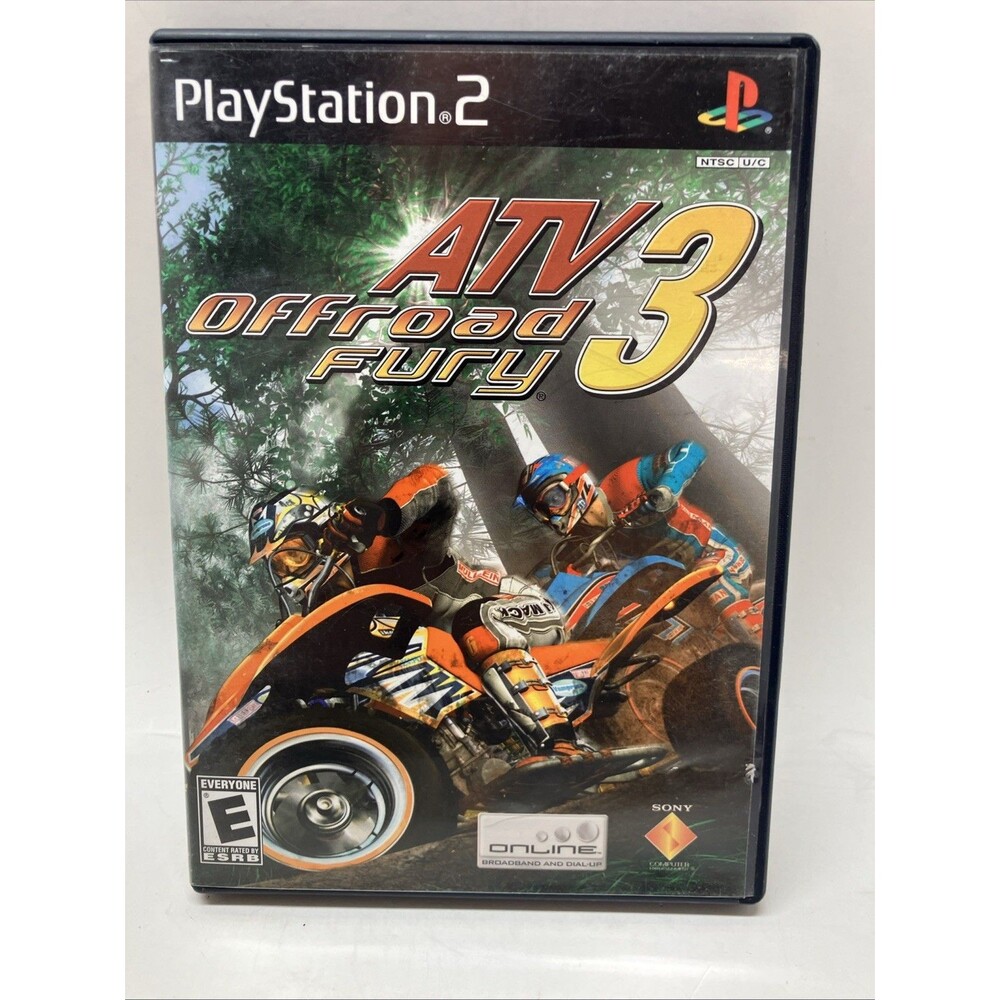 ATV Offroad Fury 3 PS2 PlayStation 2 + Reg Card - Complete CIB Excellent